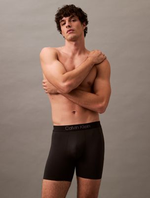 black boxer briefs - microfibre tech for men calvin klein