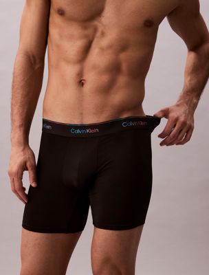 black boxer briefs - micro stretch pride for men calvin klein