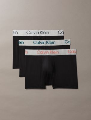 multi 3er-pack trunks - micro stretch für herren - calvin klein