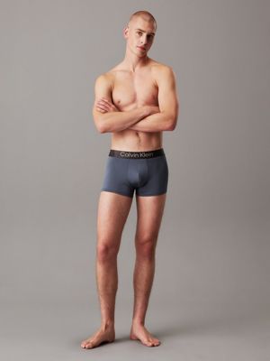 pl yellow 3 pack trunks - micro stretch for men calvin klein