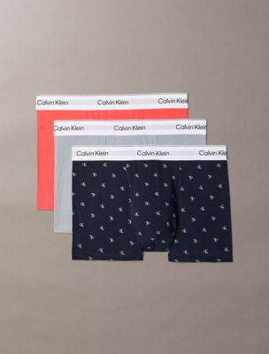 lot de 3 boxers relaxed - icon cotton stretch multi pour hommes calvin klein