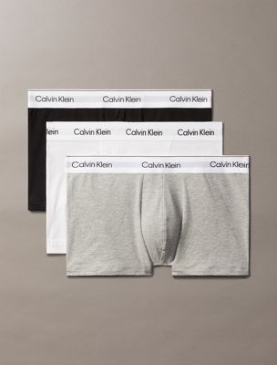 multi 3 pack relaxed dart trunks - icon cotton stretch for men calvin klein