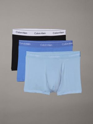  blue bell w/ dtm wb 3 pack relaxed dart trunks - icon cotton stretch for men calvin klein