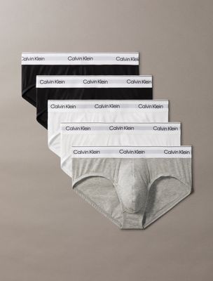  black 5 pack briefs - icon cotton stretch for men calvin klein