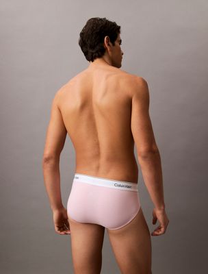blk 5 pack briefs - icon cotton stretch for men calvin klein