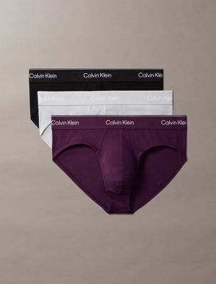 slip in confezione da 3 - icon cotton stretch multi da uomini calvin klein