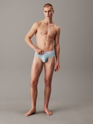 glacier 3 pack briefs - icon cotton stretch for men calvin klein