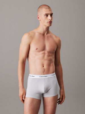 vint indigo 3 pack trunks - icon cotton stretch for men calvin klein