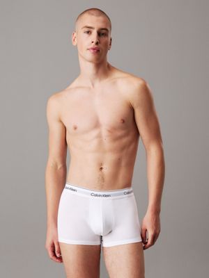 blk 5 pack trunks - icon cotton stretch for men calvin klein