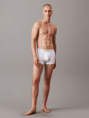 blk 5 pack trunks - icon cotton stretch for men calvin klein