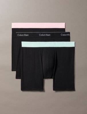lot de 3 boxers - icon cotton stretch multi pour hommes calvin klein