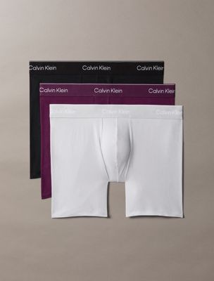 multi 3-pack boxer briefs - icon cotton stretch voor heren - calvin klein