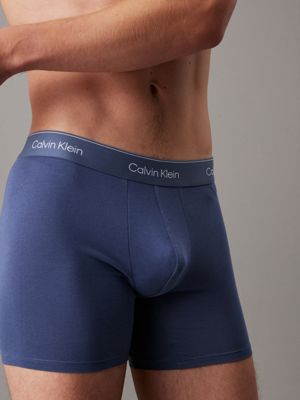 vntge indg 3 pack boxer briefs - icon cotton stretch for men calvin klein