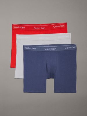  mltn w/ dtm wb 3 pack boxer briefs - icon cotton stretch for men calvin klein