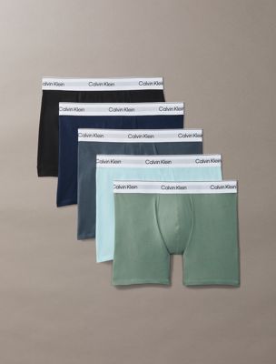 multi 5er-pack boxershorts – icon cotton stretch für herren - calvin klein