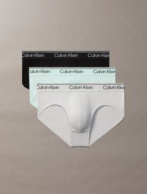 lot de 3 slips - microfibre stretch multi pour hommes calvin klein