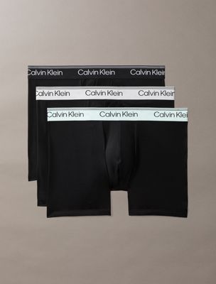 multi 3 pack boxer briefs - microfibre stretch for men calvin klein