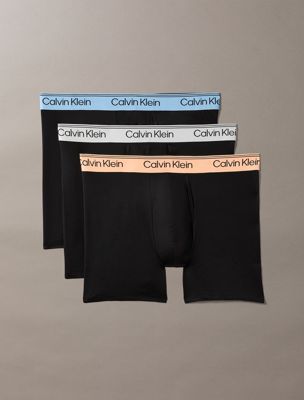 multi 3 pack boxer briefs - microfibre stretch for men calvin klein