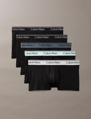multi 5er-pack low-rise trunks - micro stretch für herren - calvin klein