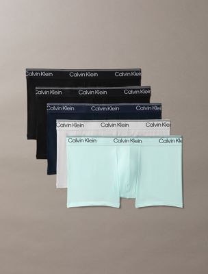 multi 5er-pack low-rise trunks - micro stretch für herren - calvin klein