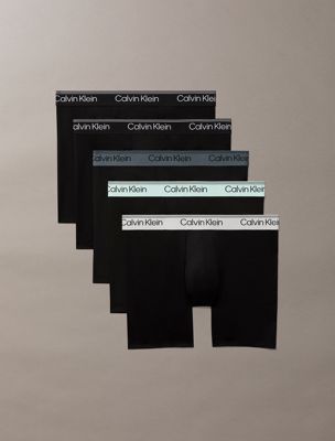 multi 5 pack boxer briefs - microfibre stretch for men calvin klein
