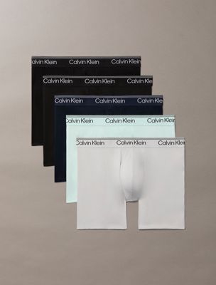 multi 5 pack boxer briefs - microfibre stretch for men calvin klein