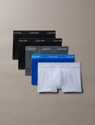 multi 5 pack relaxed dart trunks - icon cotton stretch for men calvin klein