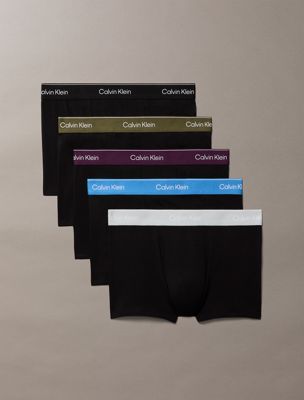 multi 5-pack korte boxers - icon cotton stretch voor heren - calvin klein