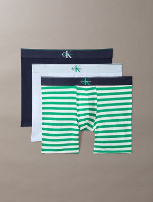 boxers en coton extensible avec monogramme graphique multi pour hommes calvin klein
