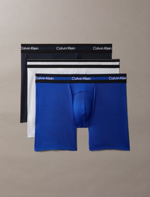 multi 3 pack boxer briefs - icon active mesh for men calvin klein
