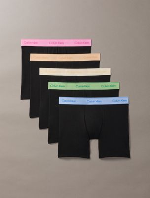 lot de 5 boxers - icon cotton stretch pride multi pour hommes calvin klein