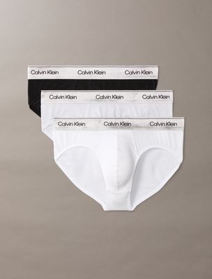 multi 3 pack briefs - icon cotton stretch for men calvin klein