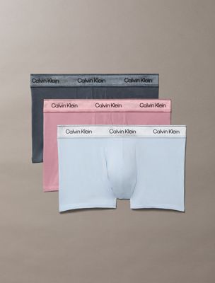 lot de 3 boxers courts - icon cotton stretch multi pour hommes calvin klein