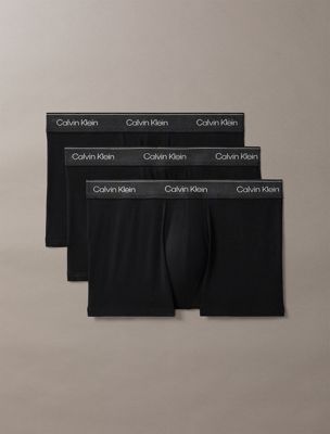 multi 3er-pack trunks - icon cotton stretch für herren - calvin klein