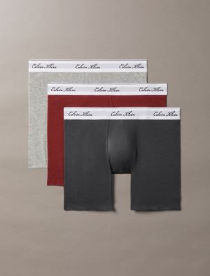 multi 3 pack boxer briefs - icon cotton for men calvin klein