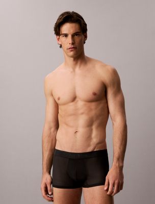 black trunks - ck black sheer mesh for men calvin klein