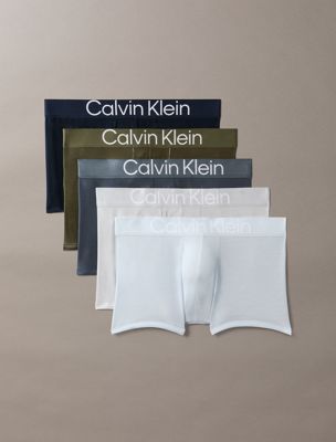 multi 5 pack trunks - ultra soft cotton lyocell for men calvin klein