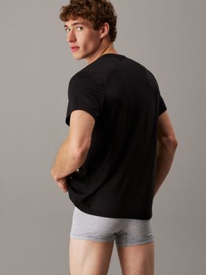 black pyjama top - ultra soft modal for men calvin klein