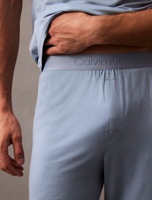 faded denim pyjama shorts - ultra soft modal for men calvin klein