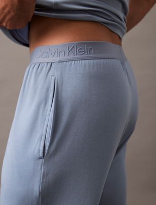 faded denim pyjama shorts - ultra soft modal for men calvin klein