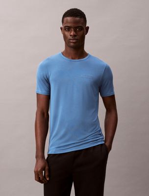 blue lounge t-shirt - ultra soft modal for men calvin klein