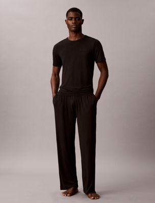 black lounge t-shirt - ultra soft modal for men calvin klein