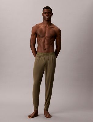 pantalon de pyjama - ultra soft modal khaki pour hommes calvin klein