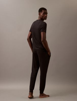 blk lounge joggers - ultra soft modal for men calvin klein