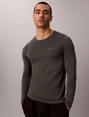 haut de pyjama - ultra soft modal grey pour hommes calvin klein