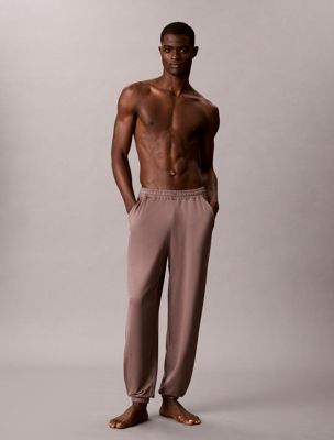 pantalon de jogging d'intérieur - ultra soft brown pour hommes calvin klein