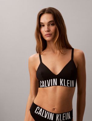 black triangle bikini top - intense power for women calvin klein
