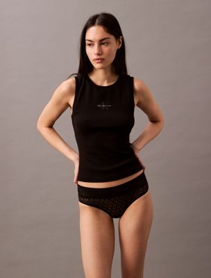 black brazilian briefs - icon logo lace for women calvin klein