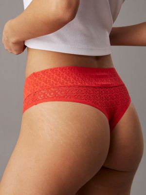 molten brazilian briefs - icon logo lace for women calvin klein