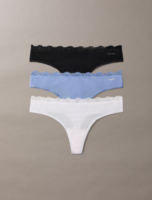 perizoma in confezione da 3 - micro stretch with lace multi da donne calvin klein